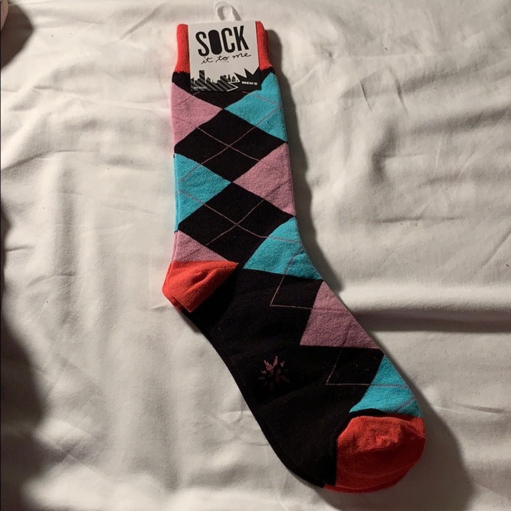Sock it to me men’s argyle socks
